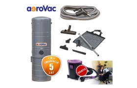 Jednostka centralna aeroVac SR13 + zestaw do sprzątania EC 9 m + Separator Jappyland GRATIS!