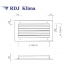 Kratka wentylacyjna ścienna z kierownicami poziomymi i przepustnicą KSH-P 825/225